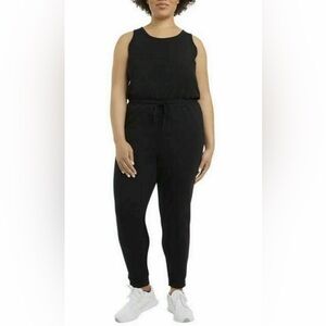 Danskin Black Sleeveless‎ Jumpsuit Racerback Style - size XXL - NWT